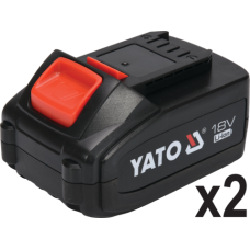 WIERTARKO-WKRĘTARKA UDAROWA 18V, 75 NM - DWA AKUMULATORY 3 AH YT-82791