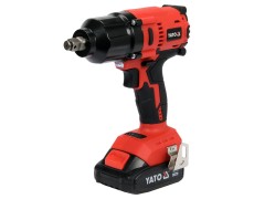 ZESTAW YATO 18V: KLUCZ UDAROWY 1/2'' 700 NM, NASADKI - DWA AKUMULATORY 3AH YT-82807