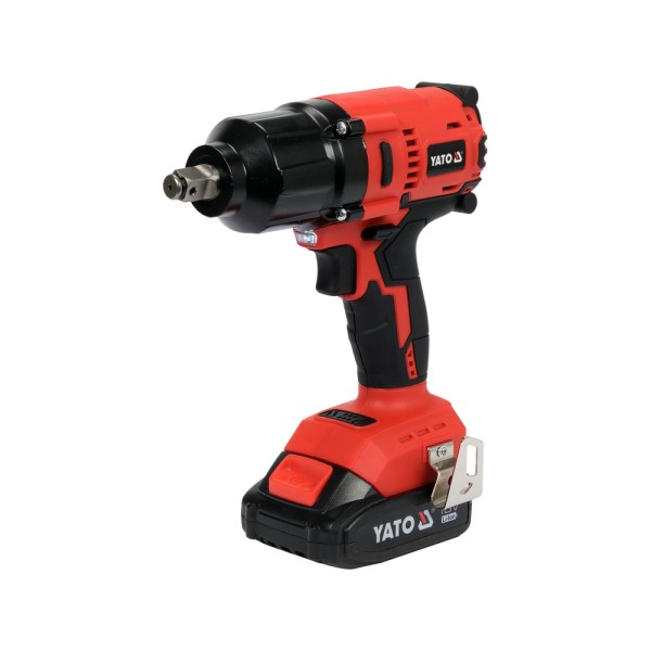 ZESTAW YATO 18V: KLUCZ UDAROWY 1/2'' 700 NM, NASADKI - DWA AKUMULATORY 3AH YT-82807