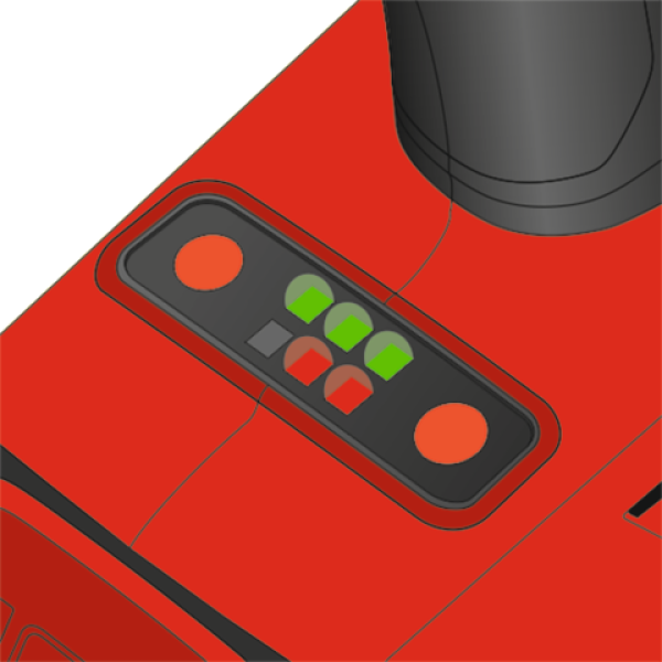 KLUCZ UDAROWY BEZSZCZOTKOWY 18V, 1/2'', 1200NM - BEZ AKUMULATORA YT-828072