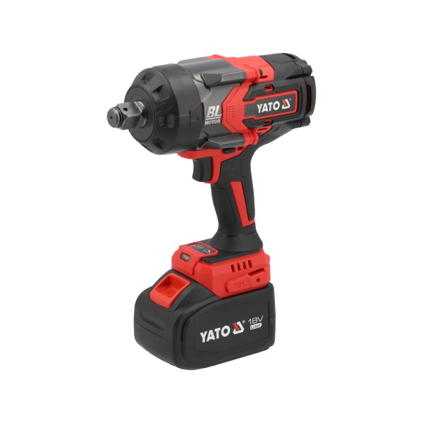 KLUCZ UDAROWY BEZSZCZOTKOWY 18V, 3/4'', 2400NM - AKUMULATOR 6 AH YT-828073