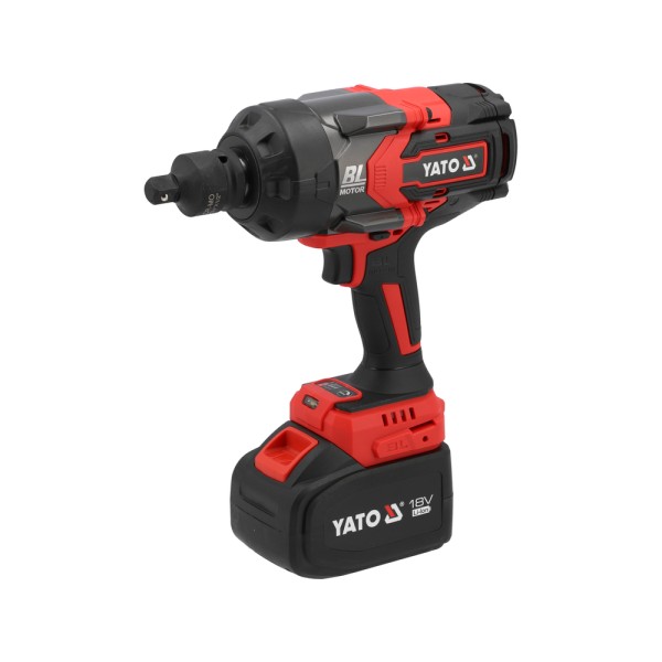 KLUCZ UDAROWY BEZSZCZOTKOWY 18V, 3/4'', 2400NM - AKUMULATOR 6 AH YT-828073
