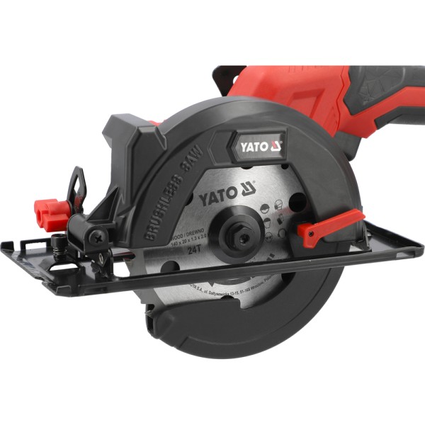 PILARKA TARCZOWA 18V 140 MM, 6150 MIN⁻¹ - DWA AKUMULATORY 4 AH YT-8281185