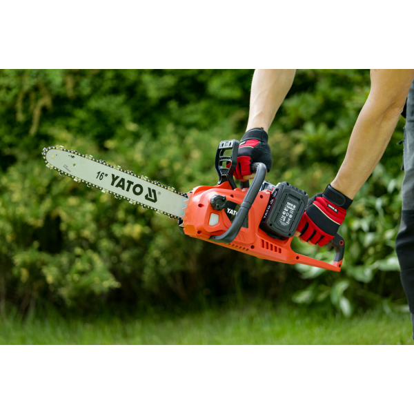 PILARKA ŁAŃCUCHOWA 36V, PROWADNICA 16'', 15 M/S - BEZ AKUMULATORA YT-828132