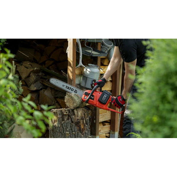 PILARKA ŁAŃCUCHOWA 36V, PROWADNICA 16'', 15 M/S - BEZ AKUMULATORA YT-828132