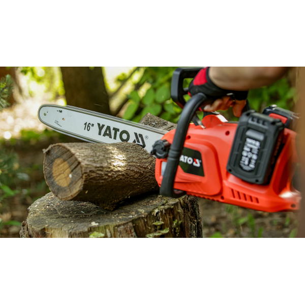 PILARKA ŁAŃCUCHOWA 36V, PROWADNICA 16'', 15 M/S - BEZ AKUMULATORA YT-828132