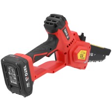 MINIPILARKA ŁAŃCUCHOWA 20V, PROWADNICA 7'' - AKUMULATOR 2 AH YT-828133