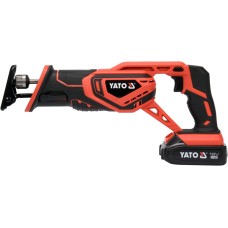 PIŁA SZABLASTA 18V, SKOK BRZESZCZOTU 25,4 MM - AKUMULATOR 2 AH YT-82814