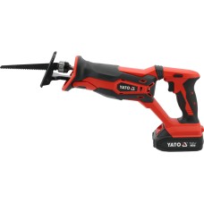 PIŁA SZABLASTA 18V, SKOK BRZESZCZOTU 25,4 MM - AKUMULATOR 2AH YT-828153