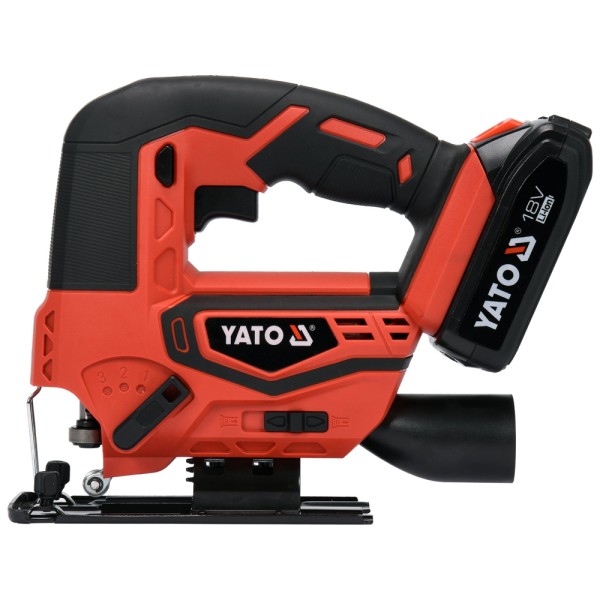 WYRZYNARKA 18V, 0-2500 MIN⁻¹, TYP T - AKUMULATOR 2 AH YT-82822