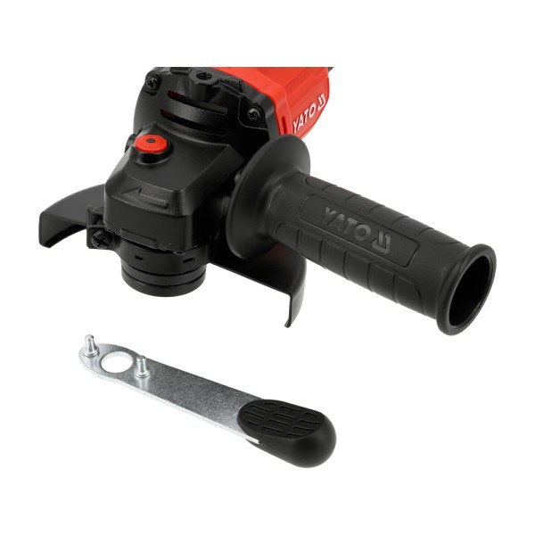 SZLIFIERKA KĄTOWA AKU BEZSZCZOTKOWA 18V 125MM Z BATERIĄ 4AH I ŁADOWARKĄ YT-828251