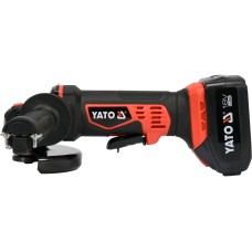 SZLIFIERKA KĄTOWA 18V, 125 MM, 10000 MIN⁻¹ - DWA AKUMULATORY 3 AH YT-82828