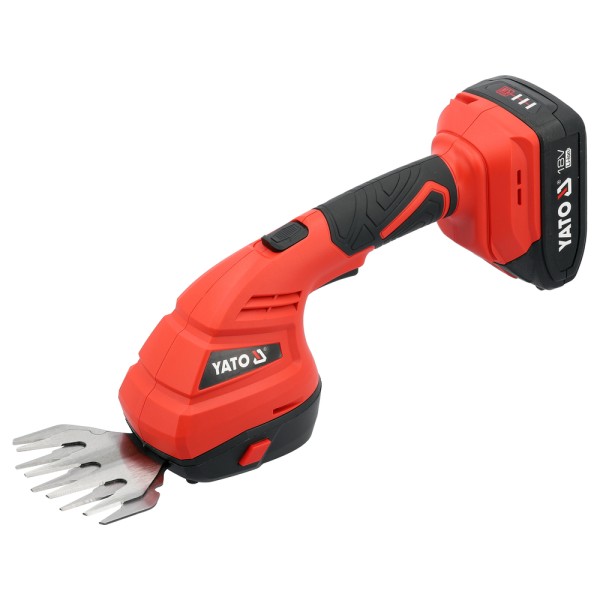 NOŻYCE DO TRAWY I ŻYWOPŁOTU 18V Z BATERIĄ 2AH I ŁADOWARKĄ, BRUSHLESS YT-828335