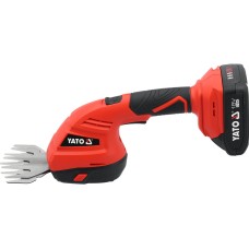 NOŻYCE DO TRAWY I ŻYWOPŁOTU 18V Z BATERIĄ 2AH I ŁADOWARKĄ, BRUSHLESS YT-828335