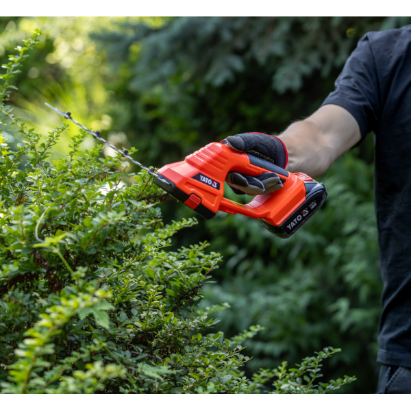 NOŻYCE DO TRAWY I ŻYWOPŁOTU 18V - AKUMULATOR 2 AH YT-828355