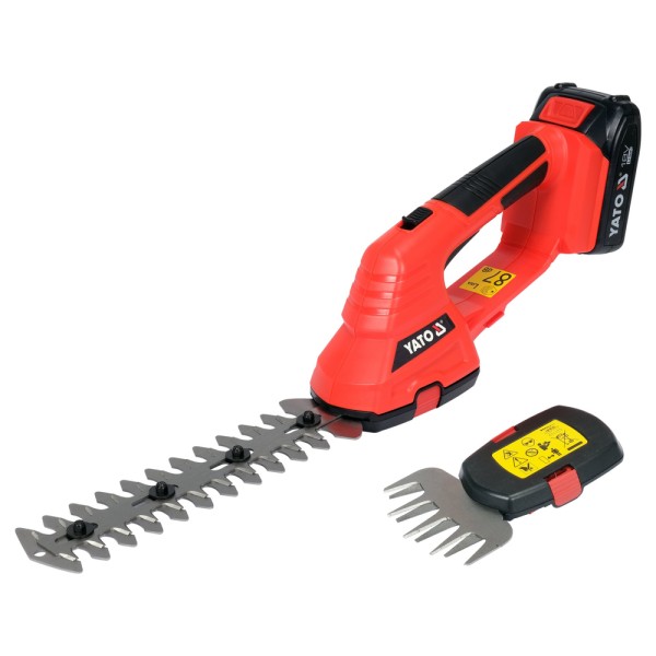 NOŻYCE DO TRAWY I ŻYWOPŁOTU 18V - AKUMULATOR 2 AH YT-828355