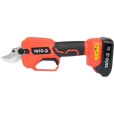 SEKATOR DO GAŁĘZI 18V, 30 MM, 60 CIĘĆ/MIN - AKUMULATOR 2 AH YT-828377