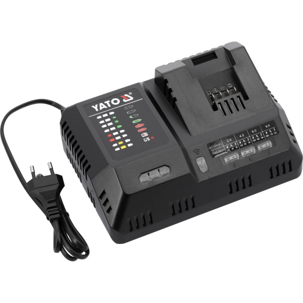 ŁADOWARKA INTELIGENTNA SYSTEM YATO 18V 12A SUPERSZYBKA YT-828502