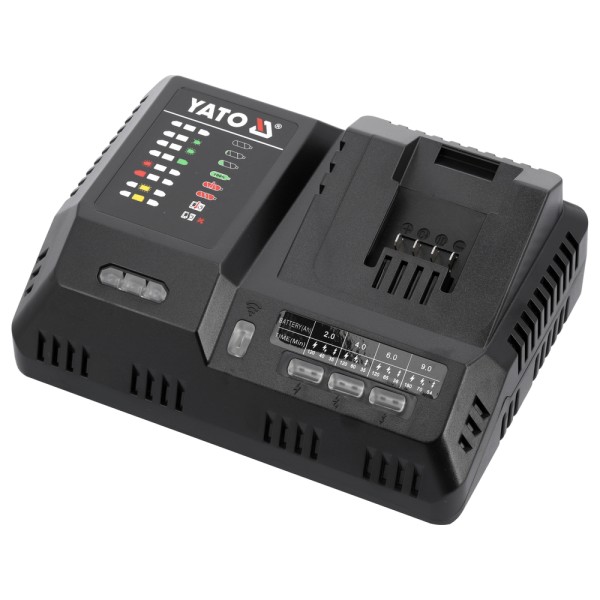 ŁADOWARKA INTELIGENTNA SYSTEM YATO 18V 12A SUPERSZYBKA YT-828502