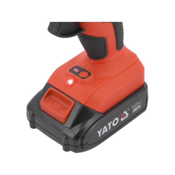 PISTOLET DO KLEJU 18V, 11 MM, 25 G/MIN - AKUMULATOR 2 AH YT-82854