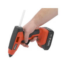 PISTOLET DO KLEJU 18V, 11 MM, 25 G/MIN - AKUMULATOR 2 AH YT-82854