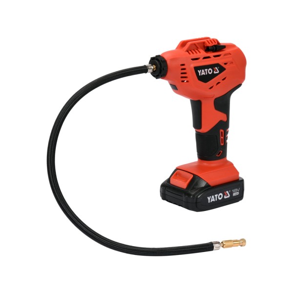PISTOLET DO POMPOWANIA 18V, 14 L/MIN - AKUMULATOR 2 AH YT-82894