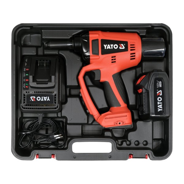 NITOWNICA 18V NA NITY ZRYWALNE 2,4 - 5,0 MM - AKUMULATOR 3 AH YT-82955