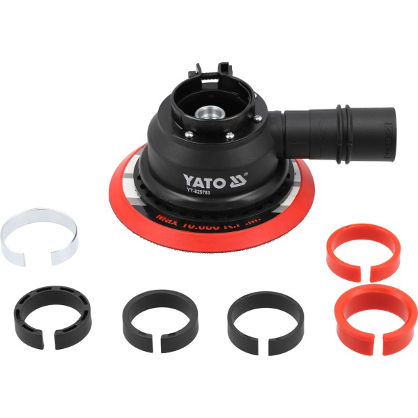 PRZYSTAWKA ORBITALNA NA SZLIFIERKĘ 125MM Z PAPIEREM ŚCIERNYM W KPL. YT-829783