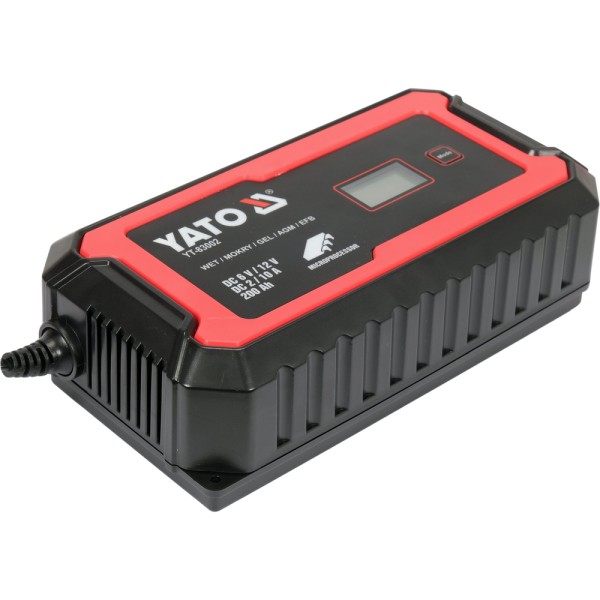 PROSTOWNIK ELEKTRONICZNY Z WYŚWIETLACZEM LCD. ZAKRES  6V/2A, 12V/10A YT-83002