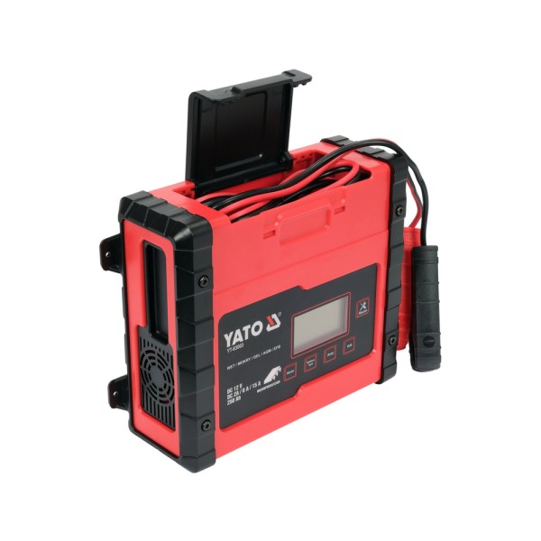 PROSTOWNIK ELEKTRONICZNY Z WYŚWIETLACZEM LCD. ZAKRES  12V/2A/8A/15A YT-83003