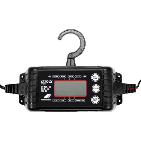 PROSTOWNIK ELEKTRONICZNY Z WYŚWIETLACZEM 6-12V 1/4A YT-83033