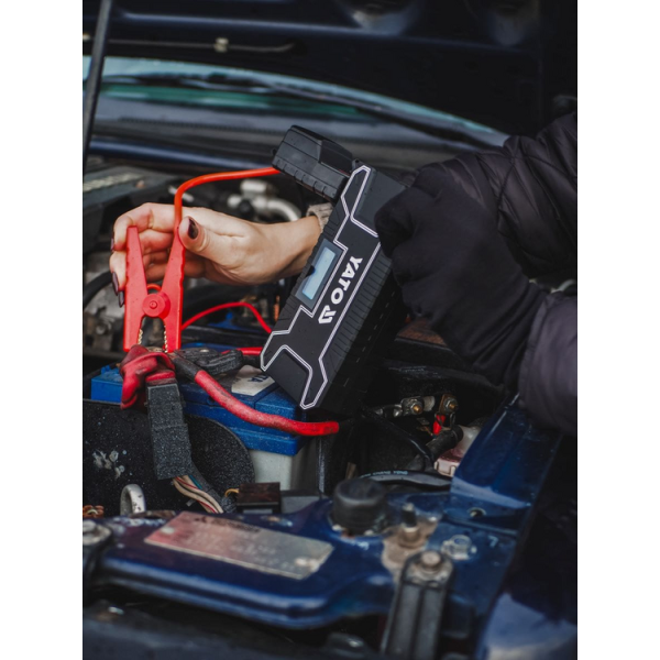 URZĄDZENIE ROZRUCHOWE/POWER BANK 12000MAH Z WYŚWIETLACZEM LCD YT-83082