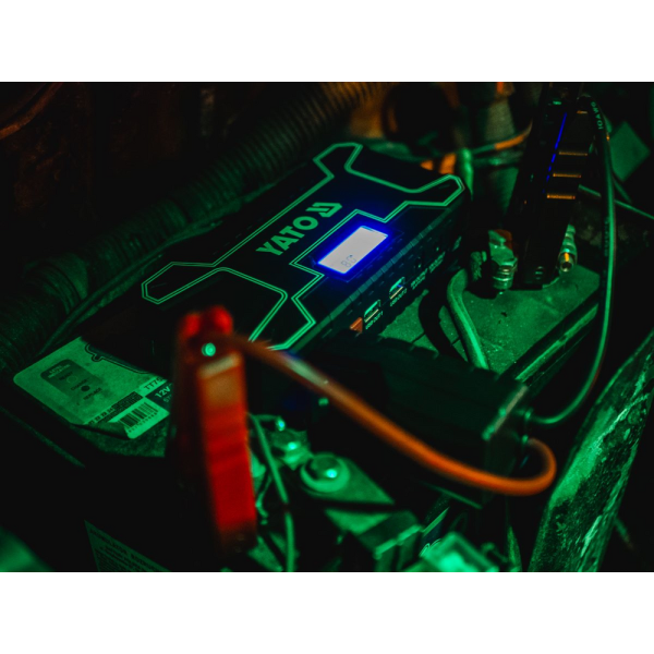 URZĄDZENIE ROZRUCHOWE/POWER BANK 12000MAH Z WYŚWIETLACZEM LCD YT-83082