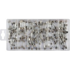 ZESTAW BEZPIECZNIKÓW SZKLANYCH 6X30MM 120 SZTUK MIX YT-83130