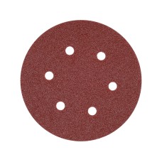 KRĄŻEK ŚCIERNY NA RZEP, 6 OTWORÓW, P60 150 MM / 50 SZT. YT-834582