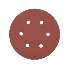 KRĄŻEK ŚCIERNY NA RZEP, 6 OTWORÓW, P220 150 MM / 50 SZT. YT-834588