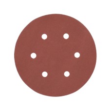 KRĄŻEK ŚCIERNY NA RZEP, 6 OTWORÓW, P240 150 MM / 50 SZT. YT-834589