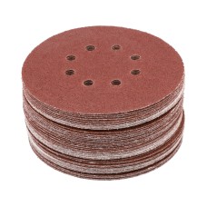 KRĄŻEK ŚCIERNY NA RZEP, 8 OTWORÓW, P40 150 MM / 50 SZT. YT-834591