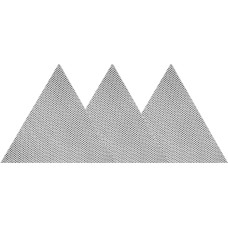 SIATKA ŚCIERNA P120 DELTA, TRÓJKĄTNA O BOKU 280MM 3 SZT. DO SZLIFIERKI YT-84613