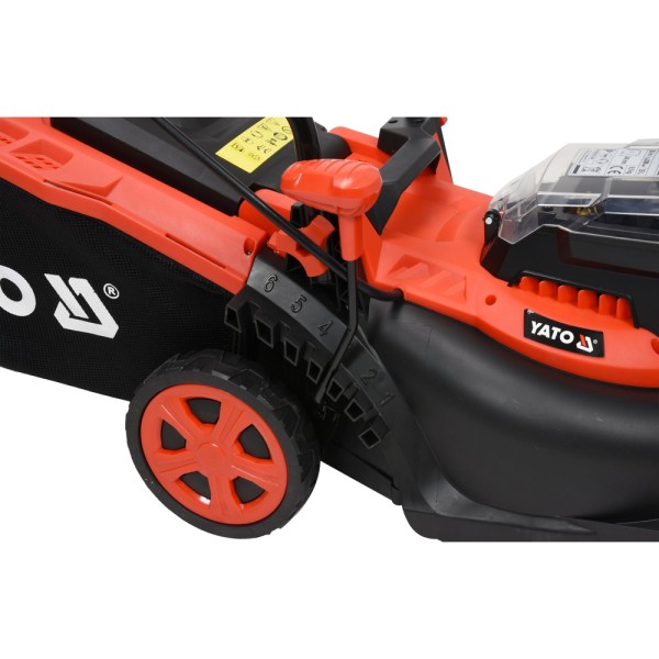 KOSIARKA AKUMULATOROWA 36V, 34 CM - DWA AKUMULATORY 2 AH YT-85220