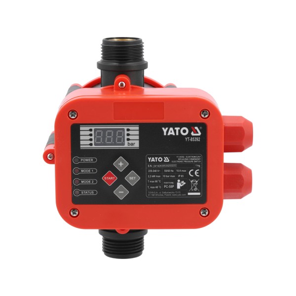 ELEKTRONICZNY WYŁĄCZNIK CIŚNIENIOWY DO POMP YT-85392