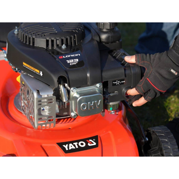 KOSIARKA SPALINOWA 41 CM Z NAPĘDEM POJ 123 CM3 YT-85521