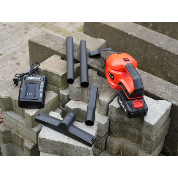 ODKURZACZ SAMOCHODOWY 18V - AKUMULATOR 4AH YT-85682