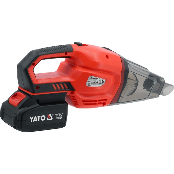 ODKURZACZ SAMOCHODOWY 18V - AKUMULATOR 4AH YT-85682