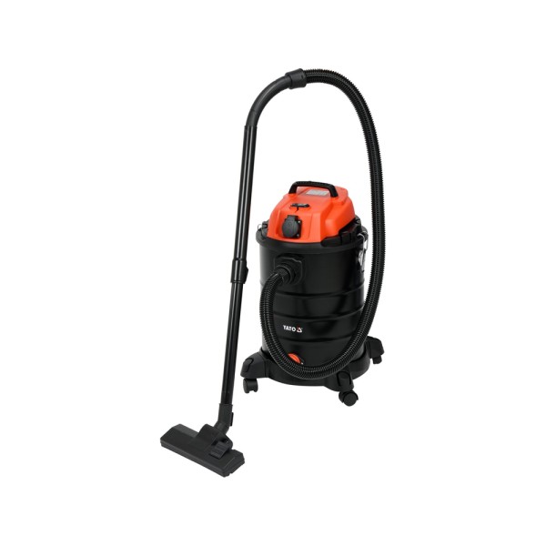 ODKURZACZ WARSZTATOWY 1400W 30L DO PRACY NA SUCHO I NA MOKRO Z GNIAZDEM 230V YT-85701