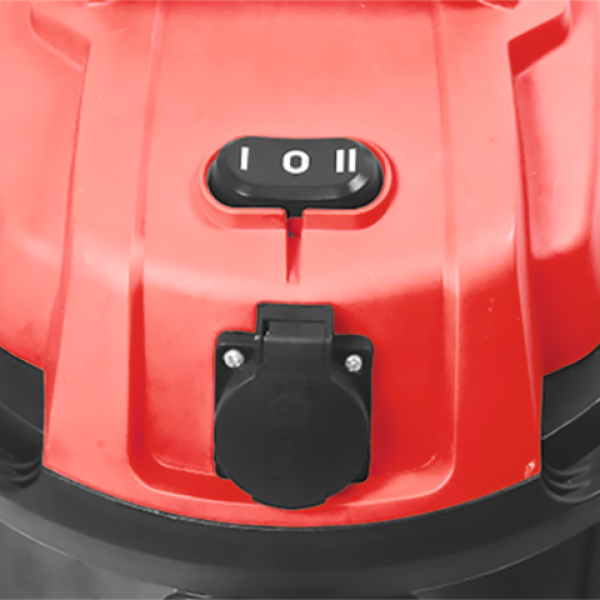 ODKURZACZ WARSZTATOWY 1400W 30L DO PRACY NA SUCHO I NA MOKRO Z GNIAZDEM 230V YT-85701