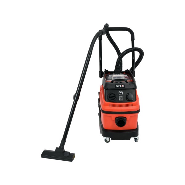 ODKURZACZ WARSZTATOWY 30L - 1600W  Z MANUALNYM OTRZĄSACZEM FILTRA YT-85715