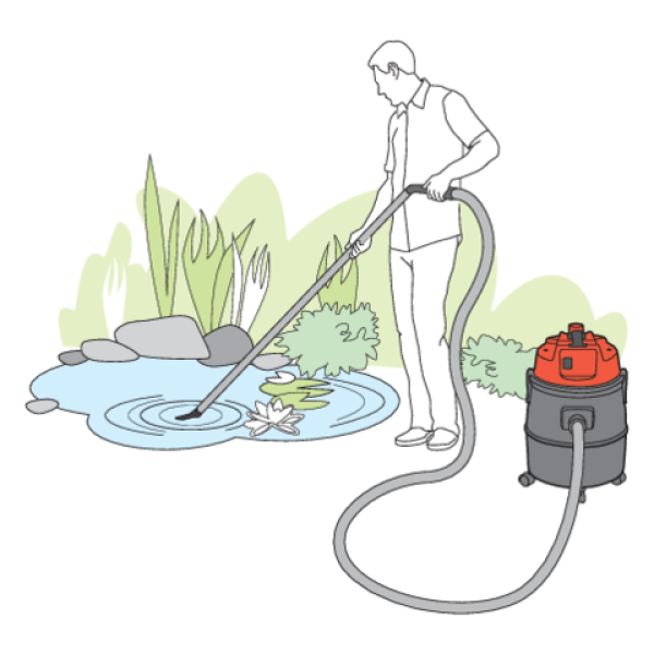 ODKURZACZ WIELOFUNKCYJNY, DO OCZKA WODNEGO 1400W, 30L, IP44 YT-85720