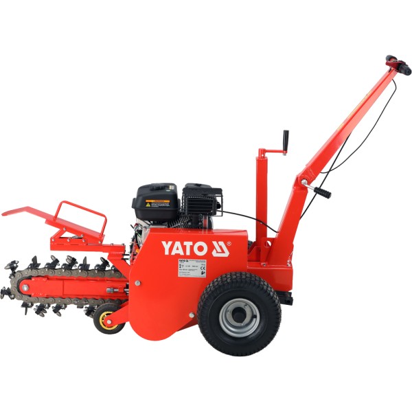 SPALINOWA KOPARKA ŁAŃCUCHOWA GŁĘBOKOŚĆ 450MM, POJ. SILNIKA 196 CM3 YT-86139