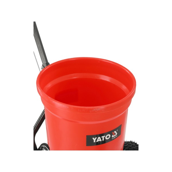 SIEWNIK/ROZRZUTNIK OGRODOWY DO NAWOZU, PIASKU, NASION, ROTACYJNY 25 KG,23 L YT-86715